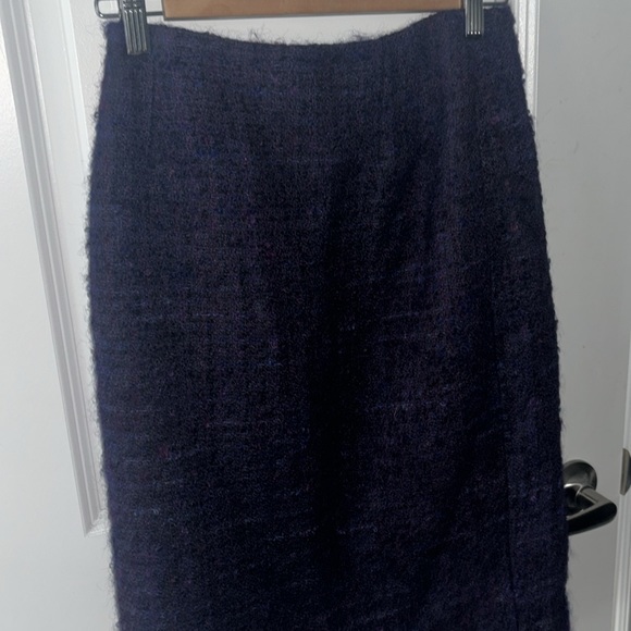 Talbots Purple Women’s Wool Skirt Size 4 - Picture 3 of 8